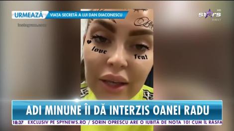 Star News. Adi Minune îi dă interzis Oanei Radu! Manelistul  i-a şters piesa