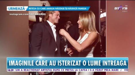 Star News. Brad Pitt şi Jennifer Aniston, gesturi extrem de tandre