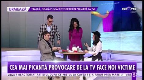Cea mai picantă provocare de la TV continuă la "Agenţia VIP"! Marian Mexicanu și iubita răspund întrebărilor iuți sau le arde gura