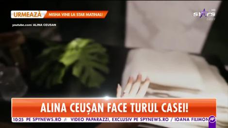 Primele imagini cu super penthouse-ul de sute de mii de euro al Alinei Ceuşan