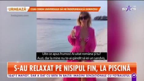 Andreea Bănică, Lucian Mitrea şi Jorge, super vacanță în Maldive!