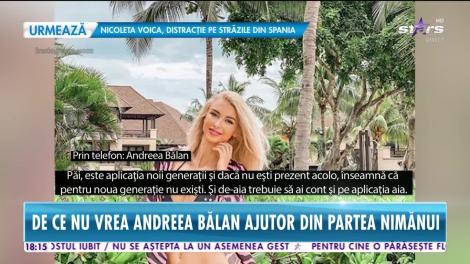 Star News. De ce nu vrea Andreea Bălan ajutor din partea nimănui