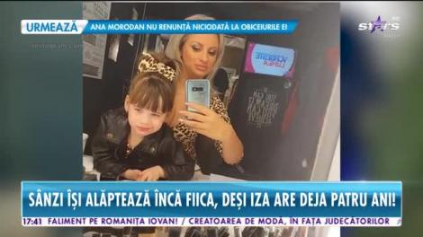 Star News. Sânziana Buruiană își alăptează încă fiica, deși copila are deja patru ani