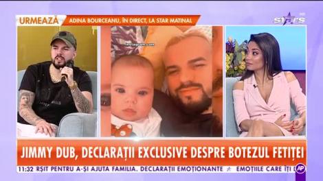 Star Matinal. Cum se descurcă Jimmy Dub în postura de tătic. Când va avea loc botezul