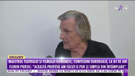 Florin Piersic, sărbătorit la "Agenţia VIP"! Maestrul teatrului şi filmului românesc, confesiuni dureroase, la 84 de ani!