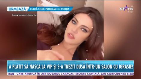 Star News. Cristina ICH a plătit să nască la VIP și s-a trezit dusă într-un salon cu igrasie
