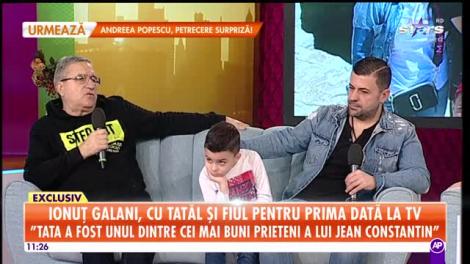 Star Matinal. Ionuț Galani, cu tatăl și fiul pentru prima dată la TV. Tatăl: El a decis singur să facă muzică
