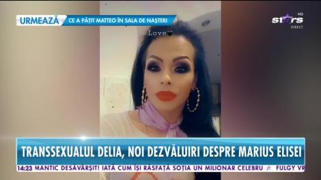 Star News. Transsexualul Delia, noi dezvăluiri despre Marius Elisei. I-a transmis un avertisment dur
