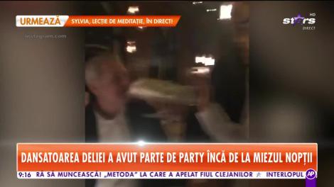 Star Matinal. La mulți ani, Andreea Popescu! Dansatoarea Deliei a avut parte de party încă de la miezul nopții