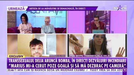 Transsexualul Delia face noi dezvăluiri şocante despre Marius Elisei!