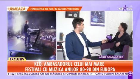 Keo, ambasadorul celui mai mare festival cu muzică anilor 80-90 din Europa
