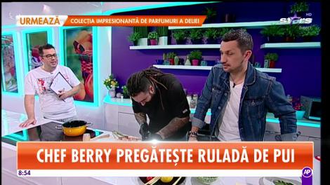 Reţeta lui Chef Berry la Star Matinal: Ruladă de pui