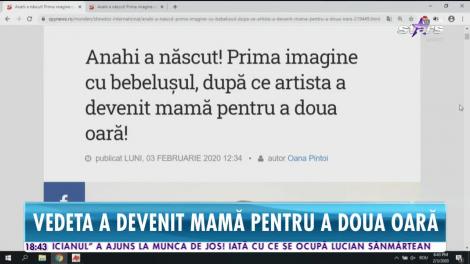 Star News. Celebra Anahi a născut un băiețel