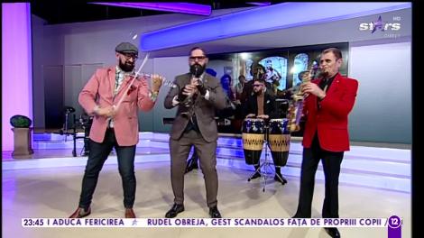 Frații Stanciu, spectacol muzical la Agenția VIP