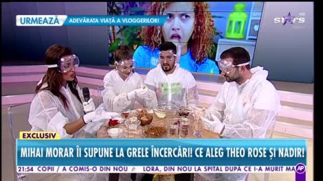 Răi da buni. Nadir şi Theo Rose, provocare culinară. Iată ce au mâncat cei doi artiști