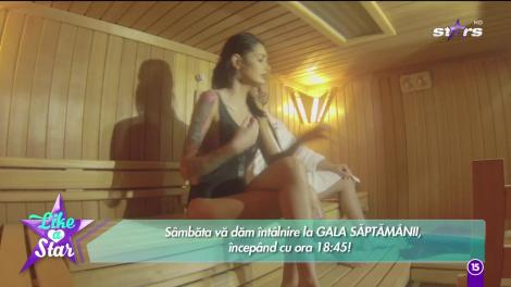 Diana și Mădălin, împreună la saună! "Mă jur că te iau de nevastă"