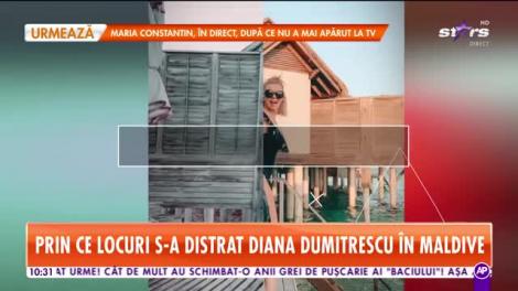 Diana Dumitrescu, vacanță de vis în Maldive!