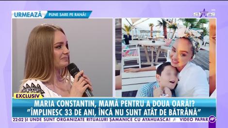Maria Constantin, mamă pentru a doua oară?