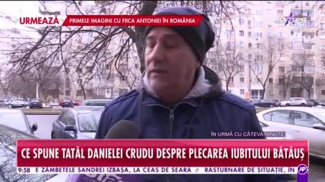 Star Matinal. Cel mai probabil iubitul bătăuș al Danielei Crudu a părăsit România. Tatăl brunetei: Nu știu dacă o să fie pedepsit