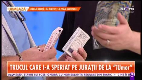 Star Matinal. Cristian Denis, fost concurent la iUmor, trucuri de magie incredibile