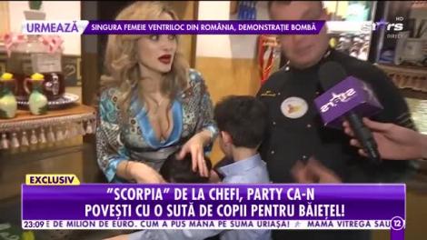 Agenția Vip. Amalia Bellantoni, party ca-n povești cu o sută de copii pentru băiețelul ei