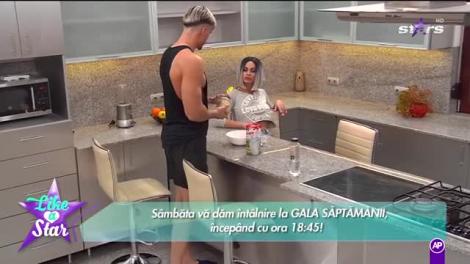 Like a Star. Cristi îi pregătește Liviei un remediu pentru gât: Cred că am răcit!