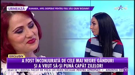 Agenția Vip. Nicoleta Voicu a fost înconjurată de cele mai negre gânduri și a vrut să-și pună capăt zilelor: Am o problemă de sănătate din care se poate și muri