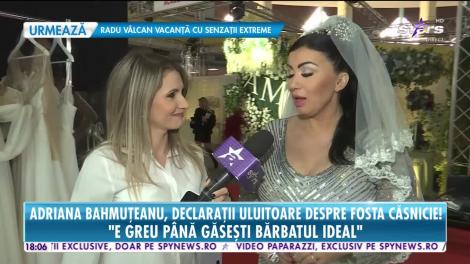 Star News. Adriana Bahmuţeanu, declaraţii uluitoare despre fosta căsnicie