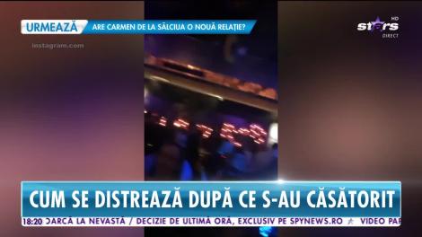 Star News. Cum se distrează Roxana şi Tinu Vidaicu după ce s-au căsătorit