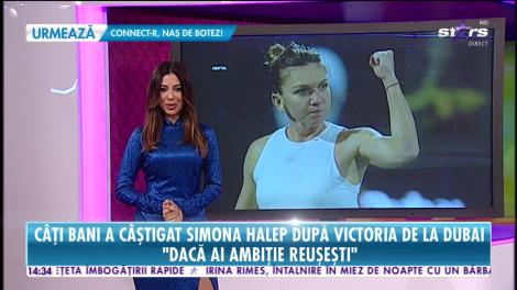 Primul titlu din 2020 i-a umplut conturile Simonei Halep. Câți bani a câștigat sportiva la turneul din Dubai?
