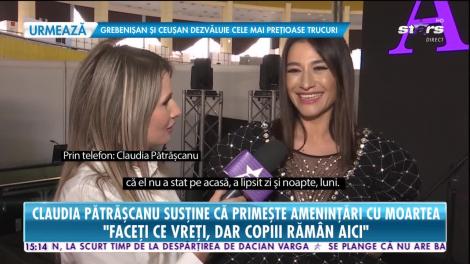 Star News. Claudia Pătrășcanu susține că primește amenințări cu moartea