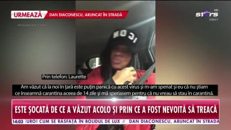 Laurette, captivă în Italia din cauza coronavirusului. Declarații uimitoare ale vedetei: "Toți sunt zombie, e ca într-un film de groază!"