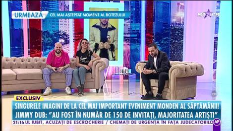 Vedetele au au petrecut până în zori la botezul lui Jimmy Dub! "Am avut 150 de invitaţi, majoritatea artişti!"