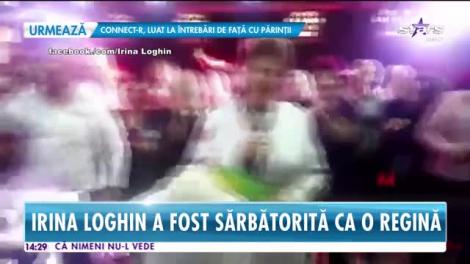 Star News. Irina Loghin, sărbătorită ca o regină. Momentul care a emoționat-o până la lacrimi