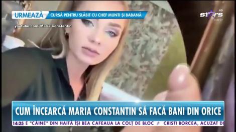 Star News. Cum încearcă Maria Constantin să facă bani din orice