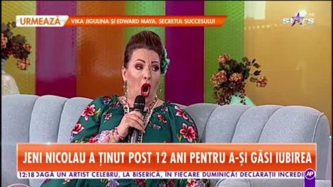 Jeni Nicolau a ţinut post 12 ani, pentru a-şi găsi iubirea