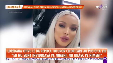 Loredana Chivu le dă replica tuturor celor care au pus-o la zid