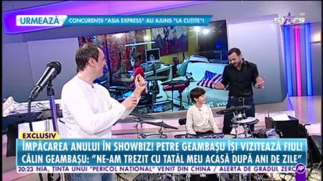 Răi da Buni. Fiul lui Călin Geambaşu bate la tobe dumnezeiește. Iată cât de talentat este micuţul Davin