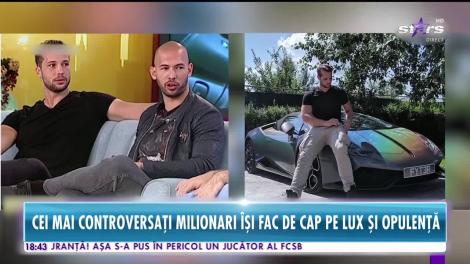 Star News. Tristan și Cobra Tate, episod de lux şi aroganţă în compania a două domnişoare
