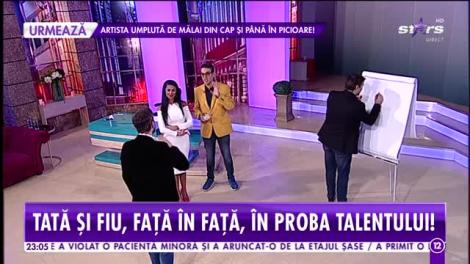 Agenția VIP. Provocare amuzantă. Edy și Marian Mexicanu, față în față, în proba talentului