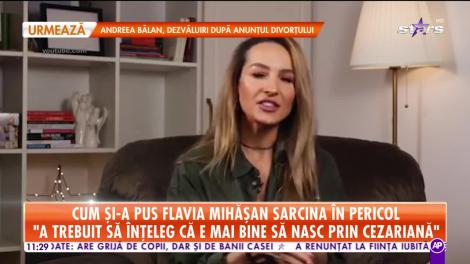 Star Matinal. Cum și-a pus Flavia Mihășan sarcina în pericol