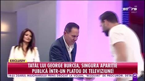 Prima apariție publică a tatălui lui George Burcea! "A înscenat totul! M-a văzut prima dată când avea 18 ani"