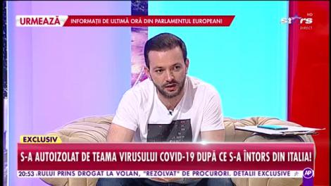 Stela Bizdu s-a autoizolat de teama virusului covid 19, după ce s-a întors din Italia!