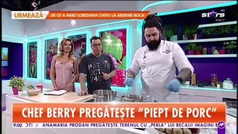 Reţeta lui Chef Berry la Star Matinal: Piept de porc