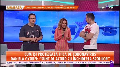 Cum își protejează Daniela Gyorfi fiica de coronavirus