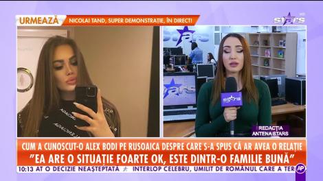 Cum a cunoscut-o Alex Bodi pe rusoaica cu care s-a spus că ar avea o relație