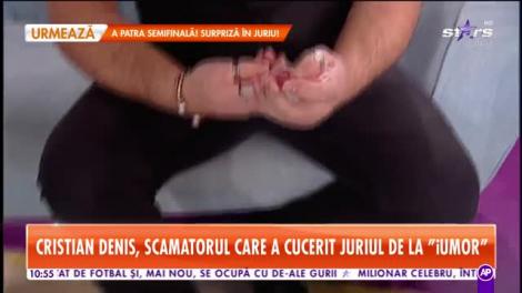 Cristi Denis, scamatorul care a cucerit juriul iUmor, trucuri incredibile
