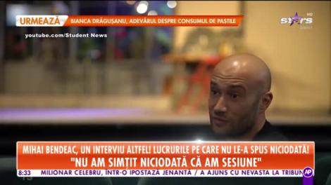 Mihai Bendeac, adevărul, pe bune! A vorbit liber despre lucrurile pe care nu le-a spus niciodată: "Sunt foarte multe lucruri pe care lumea nu le știe despre mine .."
