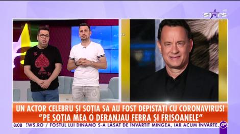 Actorul Tom Hanks şi soţia sa, diagnosticaţi cu coronavirus (Covid-19)
