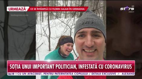 Star News. Soția unui important politician din Canada, infestată cu coronavirus